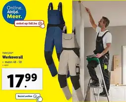 Lidl Parkside Werkoverall aanbieding