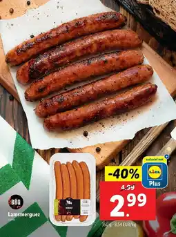 Lidl BBQ Lamsmerguez aanbieding