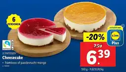 Lidl Le Patissier Cheesecake aanbieding