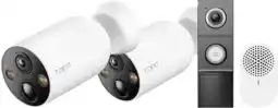 Coolblue TP-Link Tapo C460 Duo Pack + D235 Smart Battery & Wired Doorbell aanbieding