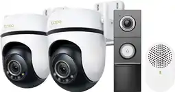 Coolblue TP-Link Tapo C530WS Lot de 2 + D235 Smart Battery & Wired Doorbell aanbieding