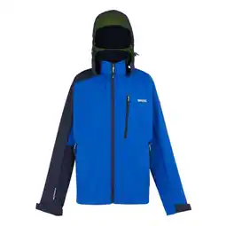 Decathlon Heren Hewitts X Colour Block Soft Shell Jas (Olympisch Blauw/Navy) aanbieding