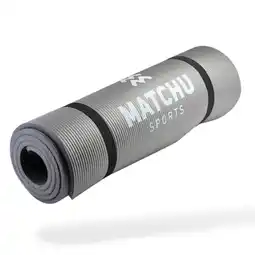 Decathlon Yogamat 9mm - Fitnessmat - 180x60x0,9cm - Comfort, Grip & Duurzaamheid - Grijs aanbieding
