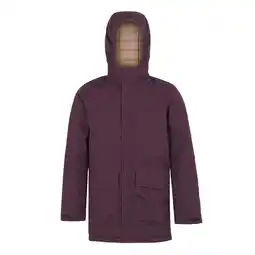 Decathlon Farbank Ski jas voor kinderen (Diep pruim/warm taupe) aanbieding