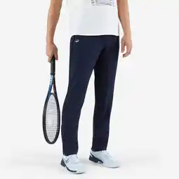 Decathlon Tennisbroek voor heren Essential marineblauw aanbieding