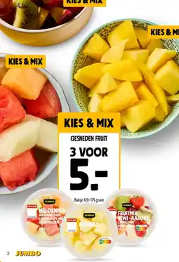 Jumbo Gesneden fruit aanbieding