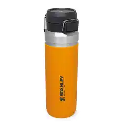 Decathlon Waterfles - Thermosfles 1L Wandelen Fitness RVS Drinkfles - Deksel Met Drukknop aanbieding