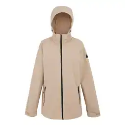 Decathlon Dames Coriver 3 in 1 Waterdichte Jas (Warm Taupe/Zwart) aanbieding