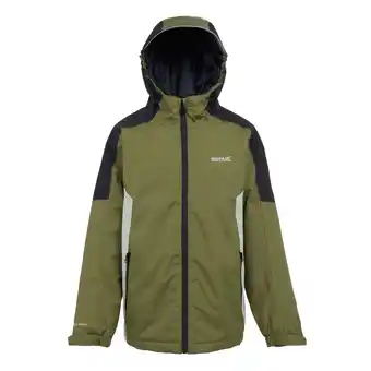 Decathlon Hurdle V Waterdichte Jas voor kinderen (Nefriet groen/zwart) aanbieding
