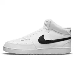 Decathlon Sportschoenen Nike Court Vision Mid, Wit, Mannen aanbieding