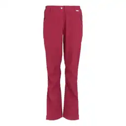 Decathlon Geweldige Outdoor Dames Geo Softshell II Reguliere Beenbroek (Rumba-rood) aanbieding