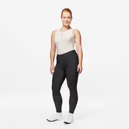 Decathlon Damesfietsbroek zonder bretels Endurance zwart aanbieding