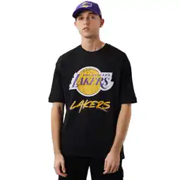 Decathlon T-shirt voor heren NBA Los Angeles Lakers Script Mesh Tee aanbieding