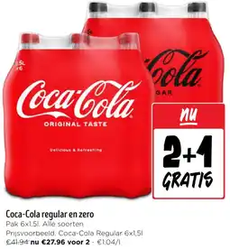 Jumbo Coca Cola regular en zero aanbieding