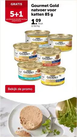 AVEVE Gourmet Gold natvoer voor katten 85 g aanbieding