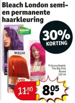 Kruidvat Bleach London semi en permanente haarkleuring aanbieding