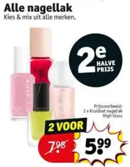 Kruidvat Alle nagellak aanbieding