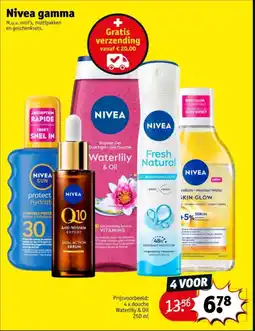 Kruidvat Nivea gamma aanbieding