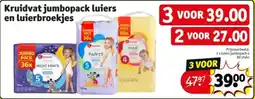 Kruidvat Kruidvat jumbopack luiers en luierbroekjes aanbieding