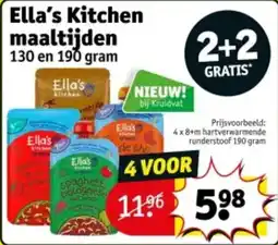 Kruidvat Ella's Kitchen maaltijden aanbieding