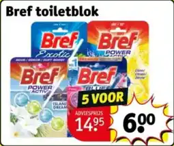 Kruidvat Bref toiletblok aanbieding