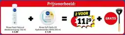 Kruidvat Nivea Fresh Natural deodorantspray + Nivea Soft Daily UV Hydraterende crème aanbieding