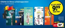 Kruidvat Gillette en Venus scheerapparaten aanbieding