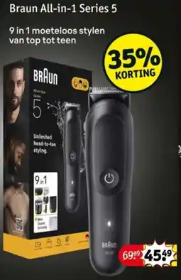 Kruidvat Braun All in 1 Series 5 aanbieding