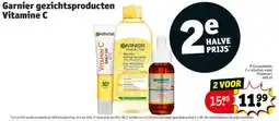 Kruidvat Garnier gezichtsproducten Vitamine C aanbieding