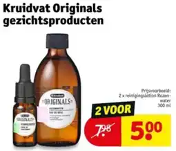 Kruidvat Kruidvat Originals gezichtsproducten aanbieding