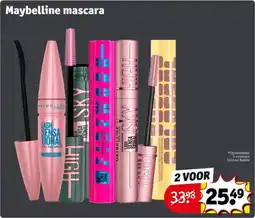 Kruidvat Maybelline mascara aanbieding