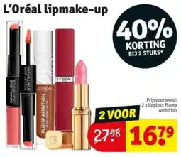 Kruidvat L'Oréal lipmake-up aanbieding