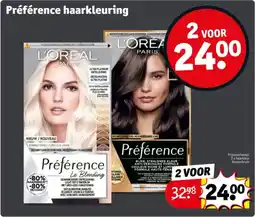 Kruidvat Préférence haarkleuring aanbieding