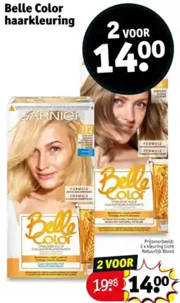 Kruidvat Belle Color haarkleuring aanbieding