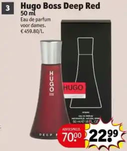 Kruidvat Hugo Boss Deep Red aanbieding