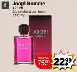 Kruidvat Joop! Homme aanbieding