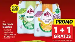 Lidl Spa touch mocktail aanbieding
