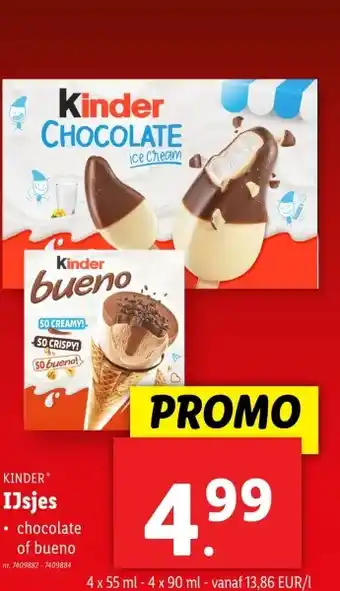 Lidl IJsjes aanbieding
