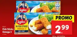 Lidl Fish Sticks Omega 3 aanbieding