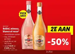 Lidl Bellini, mimosa, bianco of rosso aanbieding