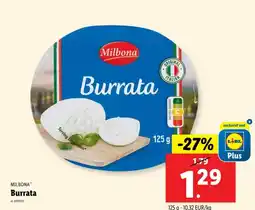 Lidl Burrata aanbieding