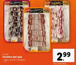 Lidl Vruchten met spek aanbieding