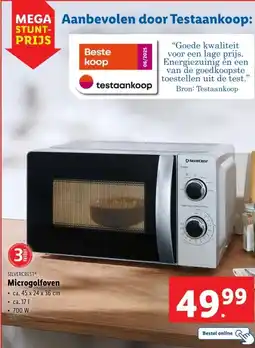 Lidl Microgolfoven aanbieding