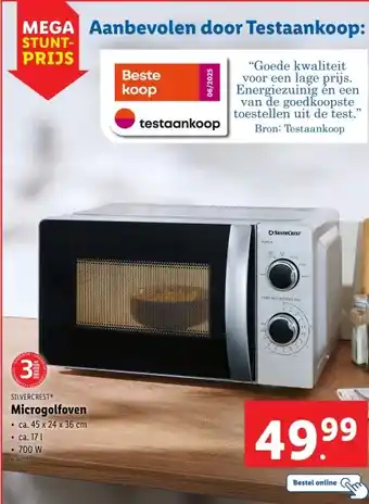 Lidl Microgolfoven aanbieding