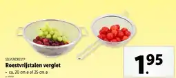 Lidl Roestvrijstalen vergiet aanbieding