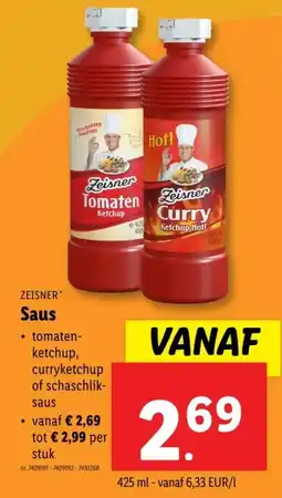Lidl Saus aanbieding