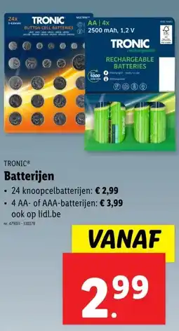 Lidl Batterijen aanbieding