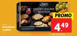 Lidl Assortiment crackers aanbieding