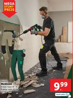 Lidl Werkbroek aanbieding