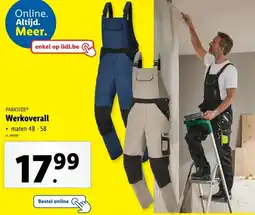 Lidl Werkoverall aanbieding